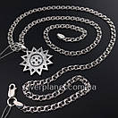 Комплект срібна цепочка і зірка ерцгамма 925 проби. Ланцюжок бісмарк та кулон оберіг срібло. 50 см, фото 9