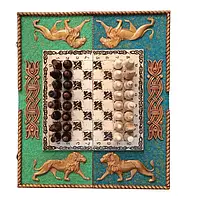 Шахи ручної роботи з каменю, скла та дерева