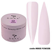 Полигель DNKa Acryl Gel №0005 Powder, розовый, 30 мл