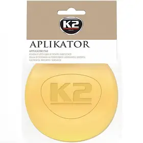 Губка-аплікатор для полірування K2 Golg Aplikator жовта для восків та поліролей 100 мм - (L710)