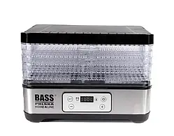 Сушарка для овочів і фруктів Bass Polska BH10603 з регульованими лотками 300 Вт