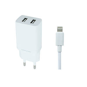 WUW Lightning Charger Charge Cable T23IP White