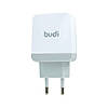 AC940VEW - Home Charger Budi QC 18W 3.0 +Type-C PD18W Charge Fastly White, фото 2