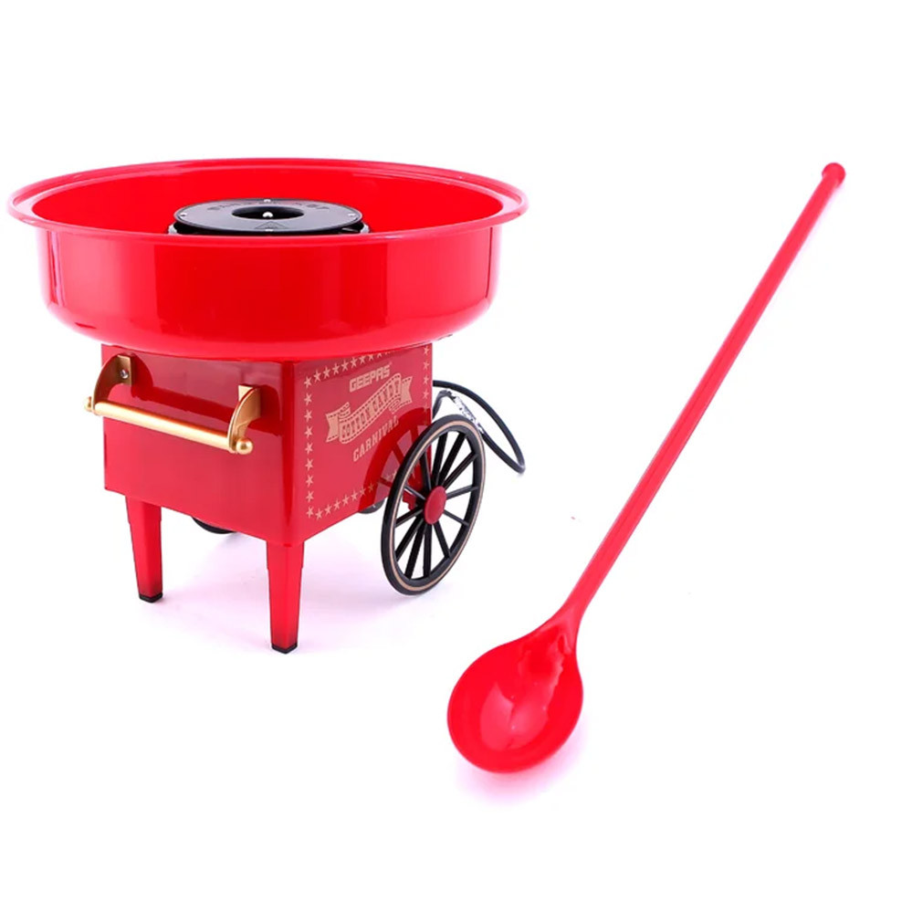 Аппарат для приготовления сладкой ваты электрический Cotton Candy Maker Красный - фото 2 - id-p1846204582