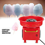 Апарат для приготування солодкої вати електричний Cotton Candy Maker Червоний, фото 6