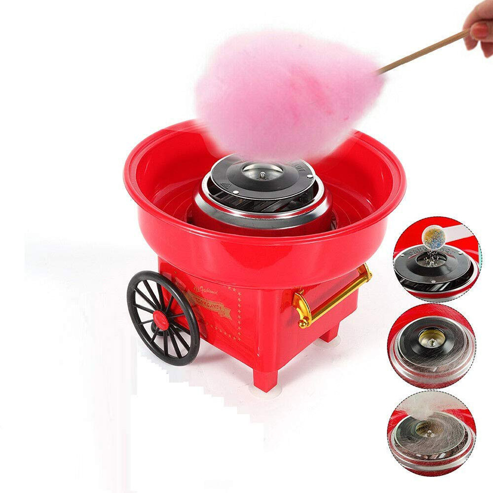 Аппарат для приготовления сладкой ваты электрический Cotton Candy Maker Красный - фото 7 - id-p1846204582