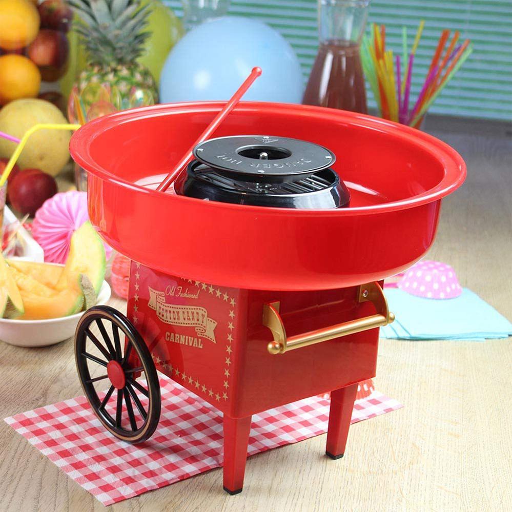 Аппарат для приготовления сладкой ваты электрический Cotton Candy Maker Красный - фото 10 - id-p1846204582