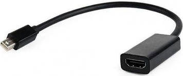Перехідник Cablexpert MiniDP / HDMI Black (A-mDPM-HDMIF-02)