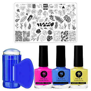 Набір для стемпінгу з пластиною ART-0001