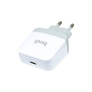 M8J940TE(AC940TEW) - Home Charger Budi 20W USB-C PD Power Adapter White