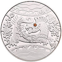 Серебряная монета "Год Дракона" Украина 15.55 грамм