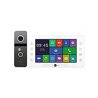 Комплект видеодомофона Neolight KAPPA HD / Solo FHD Graphite: видеодомофон 7" со встроенным БУЗ и 2 Мп
