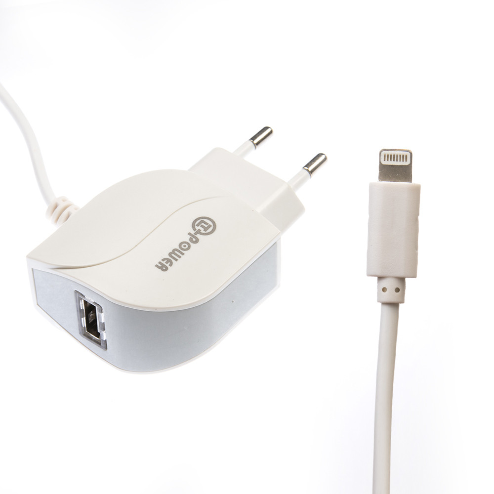 ЗЗП QLT-POWER HXUD-3 Lightning, 1 USB White
