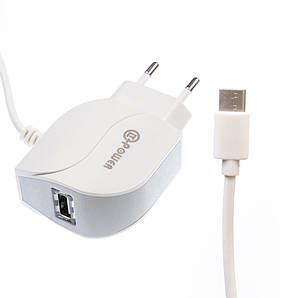 СЗУ QLT-POWER HXUD-3 Type-C, 1 USB White