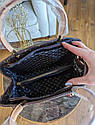 Коричнева жіноча сумка саквояж LV з ручками, Молодіжна модна брендова красива сумочка коричневого кольору, фото 7