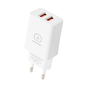 WUW Smart Charger Dual USB/3.1A C155 White