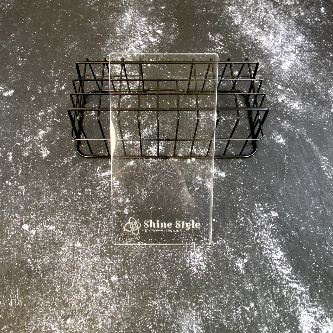 Планшет для фарбування волосся Shine прозорий прямий, розмір S 120*220мм, фото 1