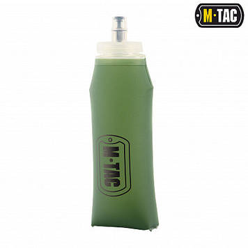 Габка армійська фляга M-Tac, тактична пляшка м'яка для води 600 мл Olive