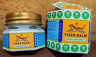 Tiger balm white ointment 21 ml Індія Бальзам ТІГР білий — зняття болю, розслабляє заспокоює, розігріває