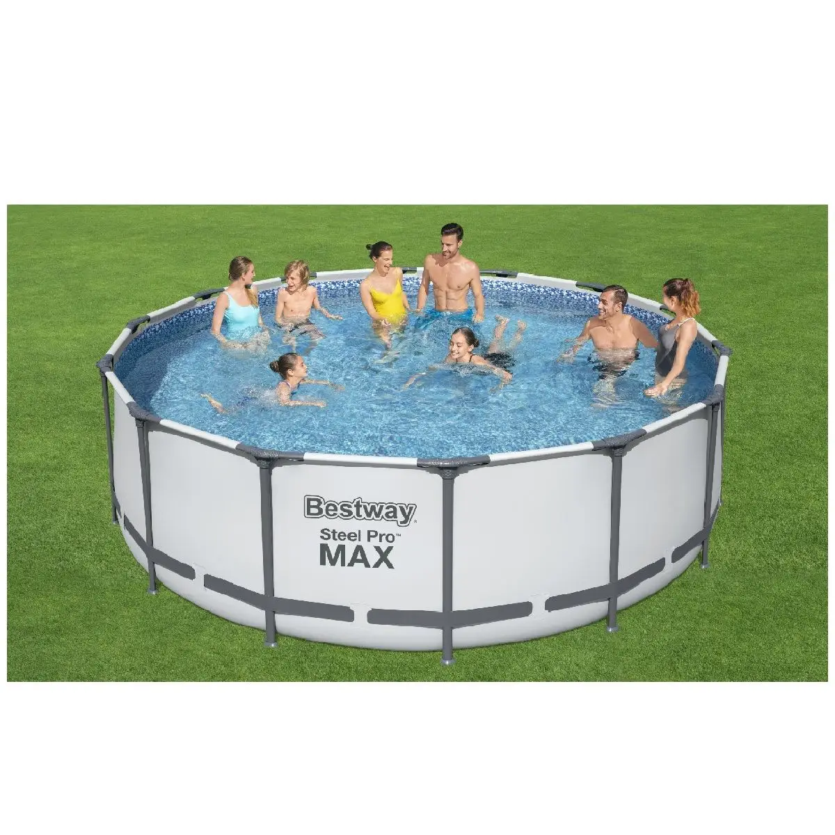 Каркасний басейн Bestway 5612X (427х122 см) з картриджним фільтром, тентом і драбиною