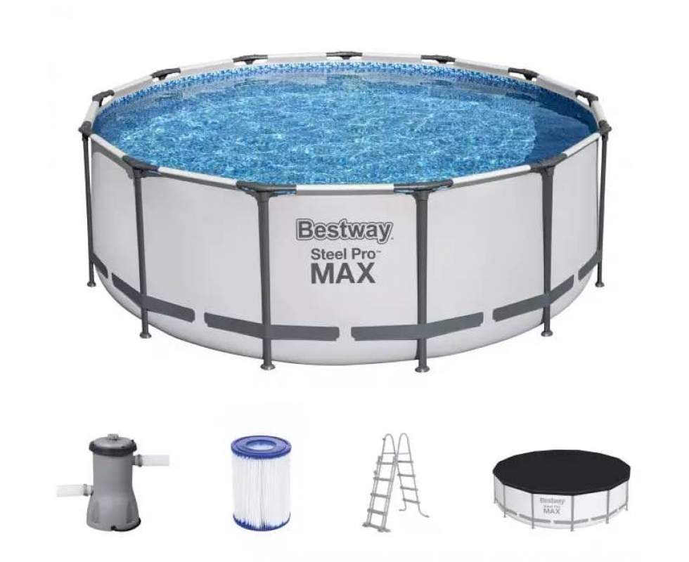 Bestway 5618w, каркасний басейн 396 x 122 см Steel Pro Frame Pool