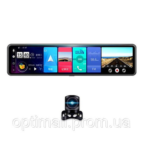 Купить Зеркало видеорегистратор RIAS DVR D60 12 4G GPS Wi-Fi с двумя ...