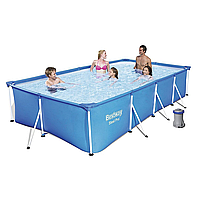 Басейн каркасний Bestway 56424 400 х 211 х 81 см 5700 л Steel Pro з фільтр-насосом