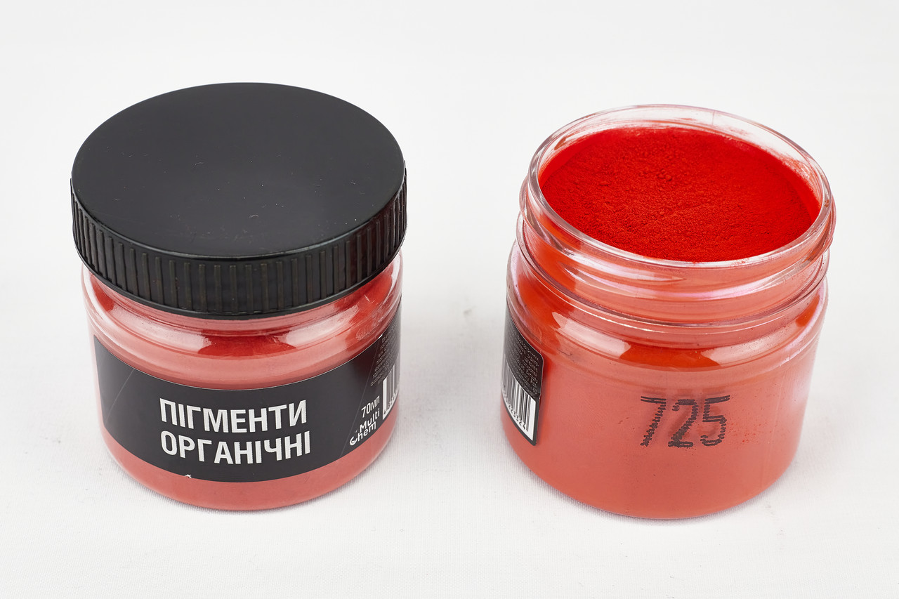 Пігмент органічний червоний яскравий 725 , 70 мл