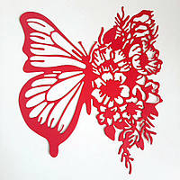 Трубка з картону "Метелик на квітах" 125х150 мм.