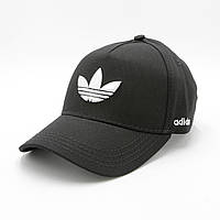Летняя бейсболка Адидас черная (59-60 р.), кепка мужская/женская с вышивкой, бейс c логотипом Adidas