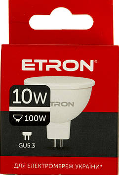 Лампа "Etron Light Power" LED 1-ELP-860 MR16 10Вт 4200K GU5.3