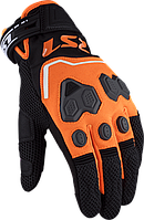 LS2 Vega Man Gloves Black Orange (L)