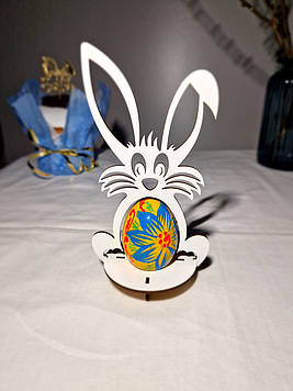 Великоднева підставка Зайчик на 1 яйце Код/Артикул
