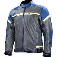 LS2 Riva Man Jacket Blue Dark Grey Hi-Vis Yellow (S)