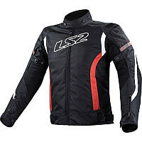 LS2 Gate Man Jacket Black Red (XXL)