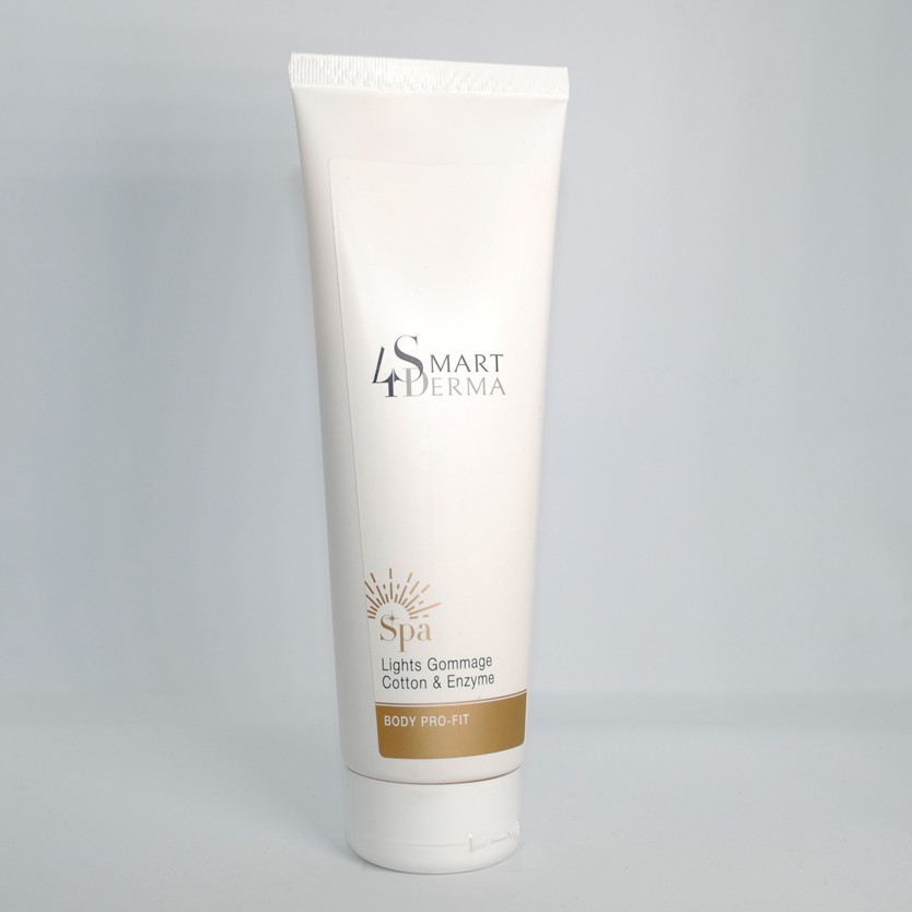 Smart4Derma Lights Gommage Cotton&Enzyme Освітлювальний гомаж для рук і тіла «Ензими і бавовна» 240 мл