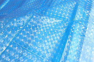 Шторка для ванной силіконова 3D 180*180 см 3D blue, фото 5