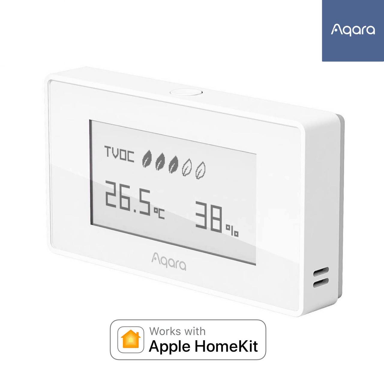 Датчик якості повітря Aqara TVOC Air Quality Monitor (VOCKQJK11LM, AAQS-S01), датчик температури, вологості