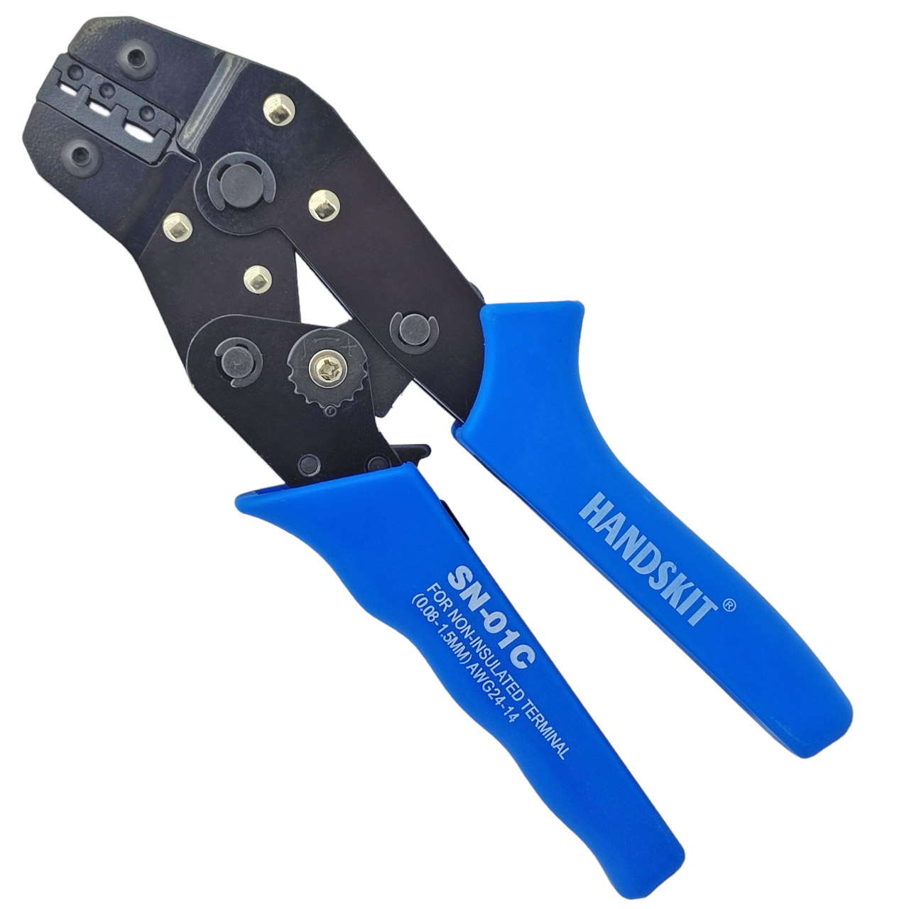 Клещи для опрессовки изолированных клемм HandsKit SN-01C, 0.08-1.5 мм2 - фото 1 - id-p1833140960