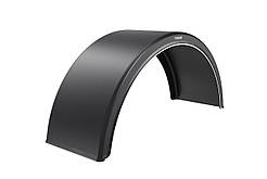 Крило пластикове на причіп з білою смугою Domar DK1685, B=670мм (Італія)