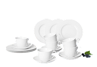 Столовый сервиз Villeroy & Boch Twist White 18 предметов 6 персон