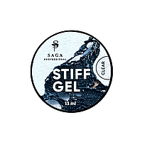 SAGA Professional STIFF Gel № 01 Clear - гель желе, прозрачный, 13 мл