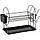Сушка для посуду Dish rack WL 2605 S чорна, фото 6
