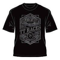 IOMTT Races Since 1907 Retro T-Shirt Black S