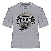 IOMTT Races Est 1907 Retro T-Shirt Grey (XXL)