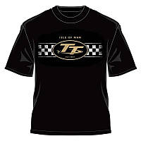 Футболка IOMTT Logo & Check Design Retro T-Shirt Black (S)