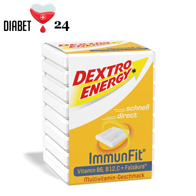 Dextro Energy ImmunFit - мультивітамінна швидка глюкоза, фото 1