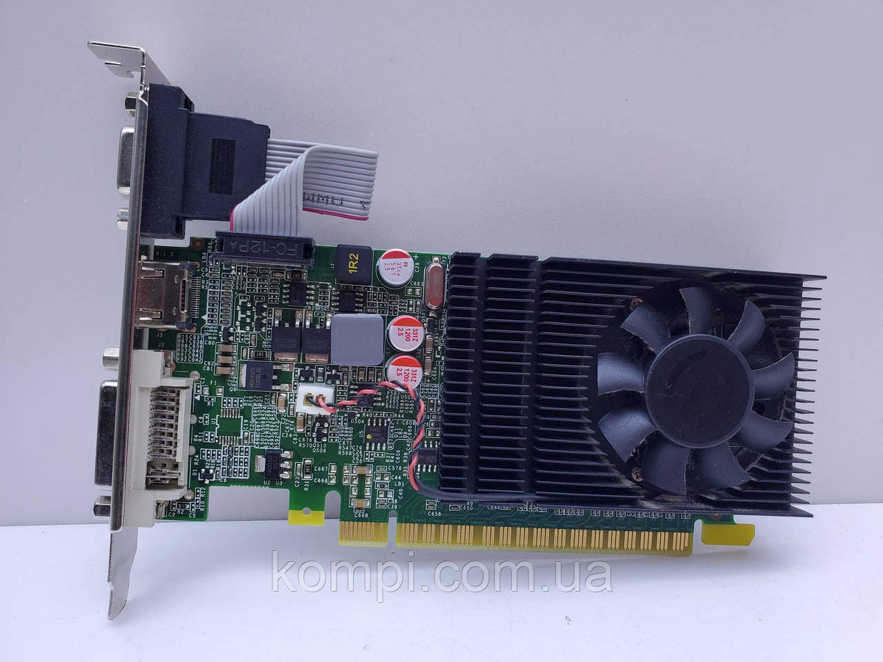 Відеокарта EVGA GeForce GT620 1GB (1GB,GDDR3,64 Bit,HDMI,PCI-Ex,Б/у)