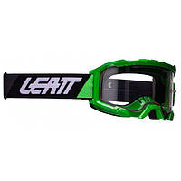 LEATT Goggle Velocity 4.5 Neon Lime - Clear Lens