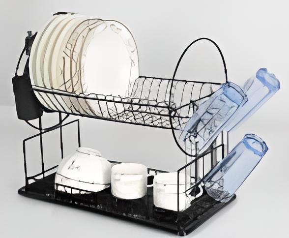 Сушка для посуду Dish rack WL 2605 S чорна